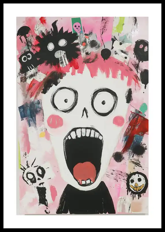 Scream Of Color Poster Billig