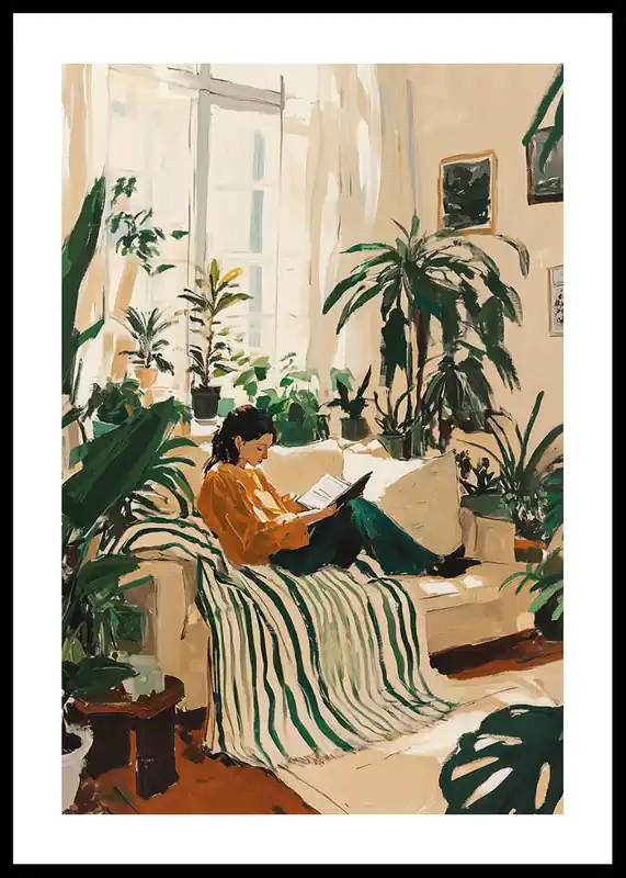 Serenity In Green Poster Sonderangebot