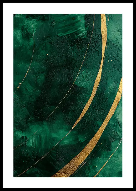 Preiswert Emerald Waves Poster