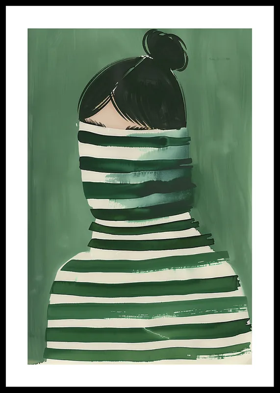 Kostenloser Rückversand Mystique In Stripes Poster