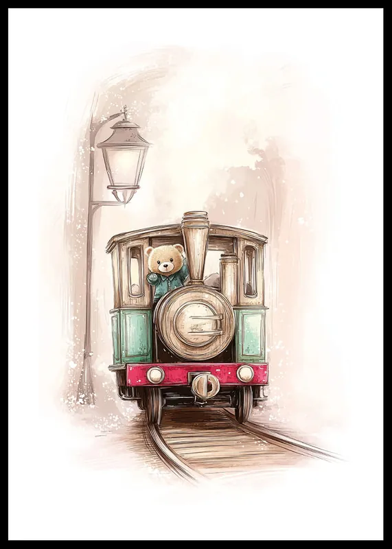 Teddys Adventure Express Poster Jetzt Bestellen