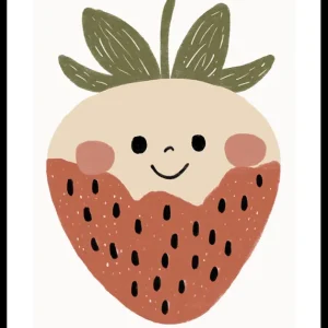 Zertifiziert Strawberry Smile Poster