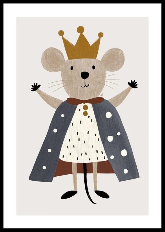 Whiskered King Poster Sofort Bestellen