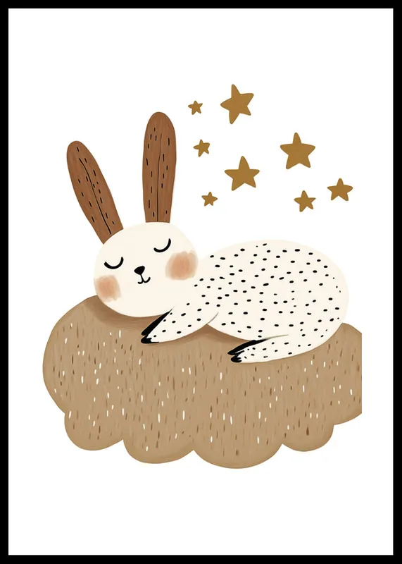 Dreamy Bunny Bliss Poster Begrenztes Angebot