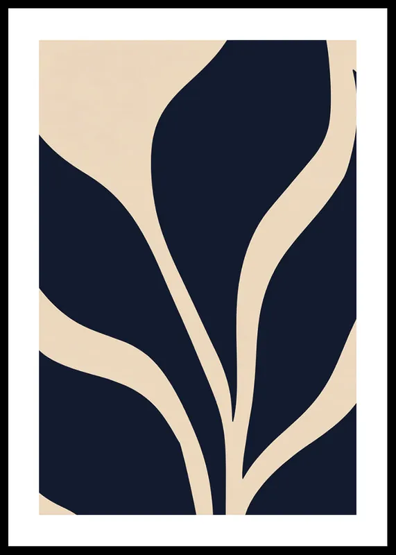 Expressversand Flowing Silhouettes Poster