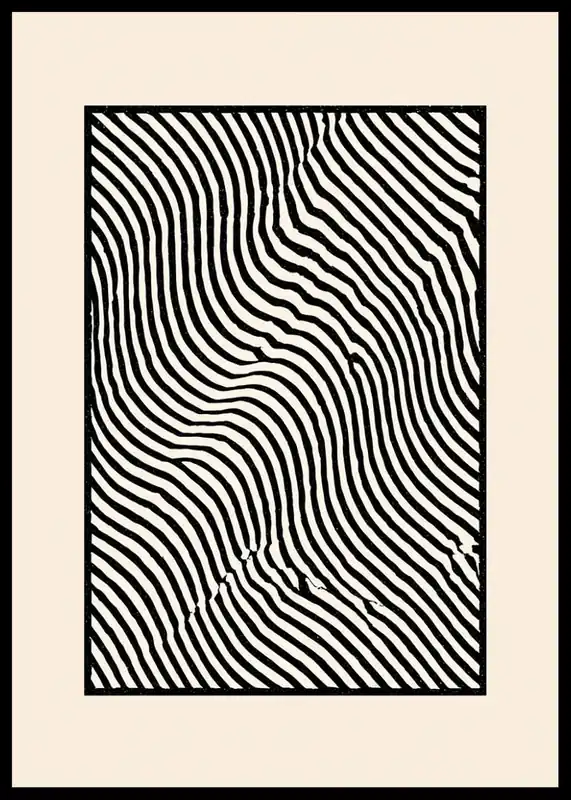 Markenprodukt Serene Stripes Poster