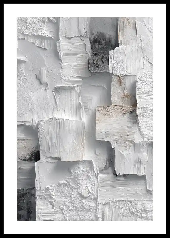 Monochrome Layers Poster Rabatt