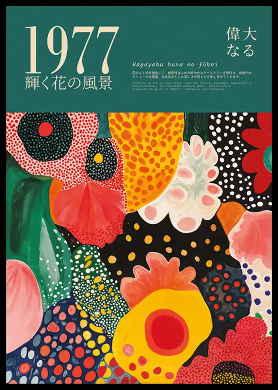 Jetzt Bestellen Vintage Bloomscape Poster