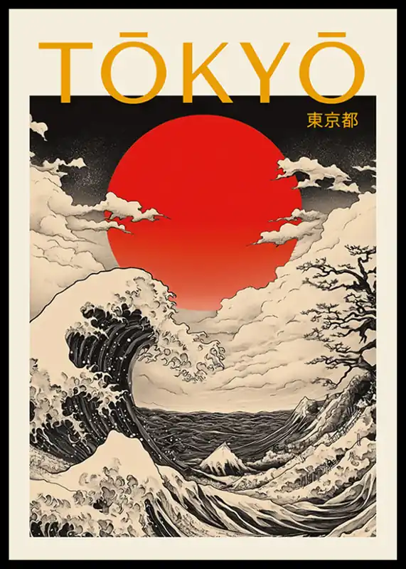 Tokyo Japandi No1 Poster Garantierte Lieferung