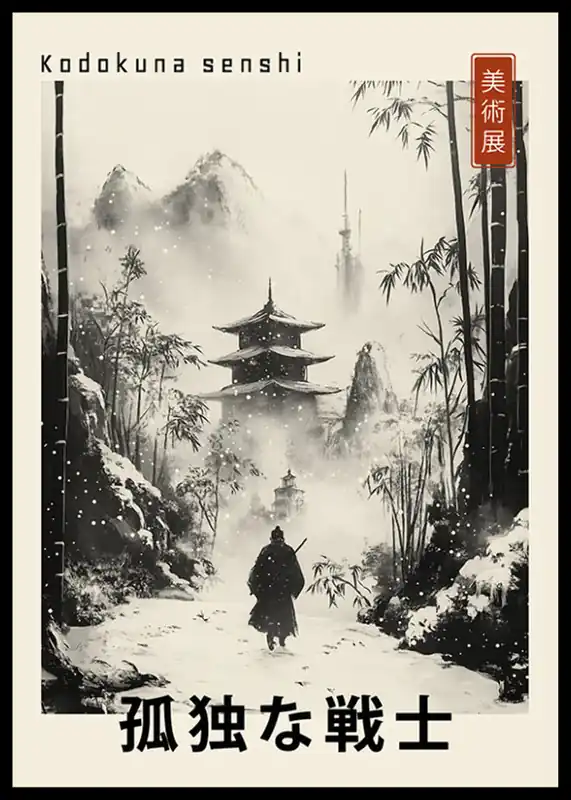 Kodokuna Senshi Japandi Poster Kostenfreie Lieferung