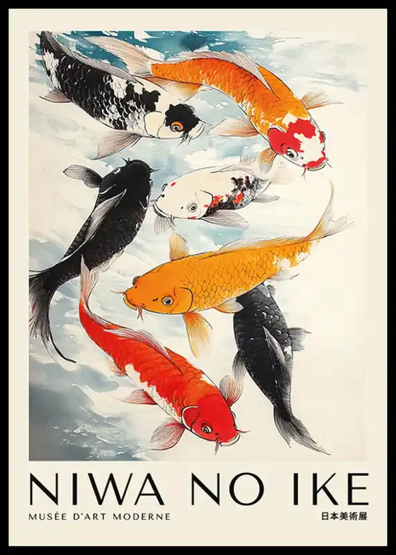 Niwa No Ike Japandi Poster Abverkauf