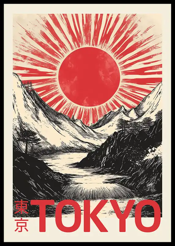 Tokyo Japandi No2 Poster Meistverkauft