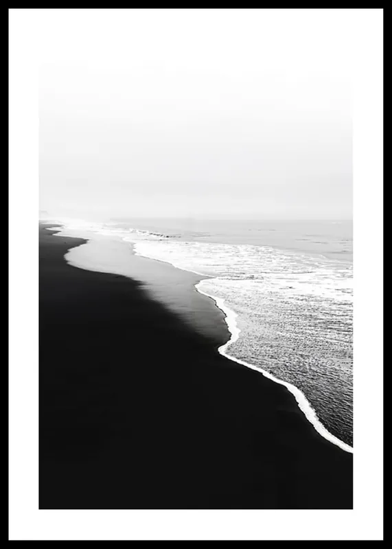 Finale Aktion Monochrome Coastline Poster
