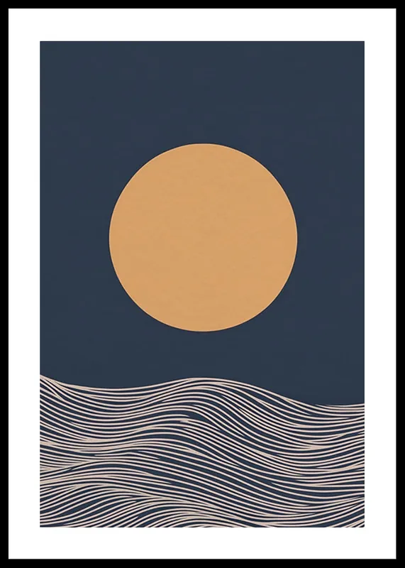 Kracherpreis Lunar Waves Poster