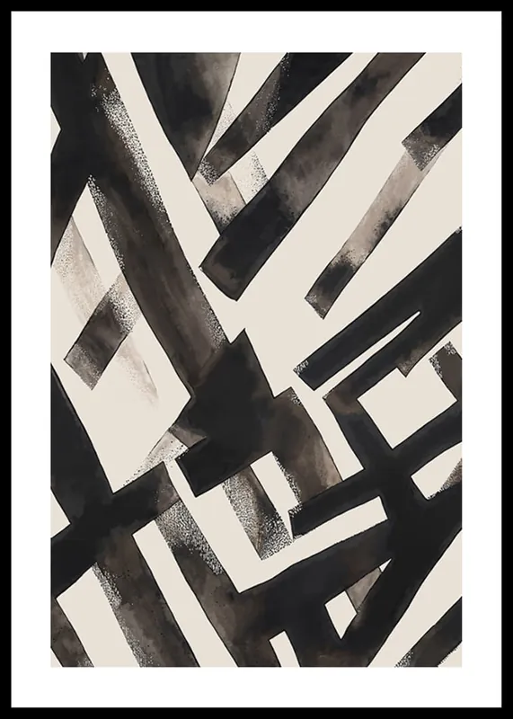 Rabatt Geometric Pulse Poster