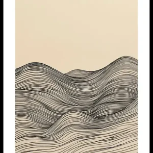 Abstract Tide Poster Expressversand