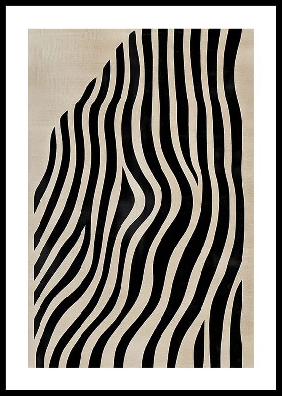 Flowing Contrasts Poster Kostenfreie Lieferung
