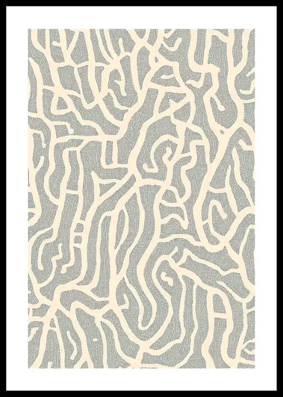 Organic Labyrinth Poster Kostenloser Rückversand