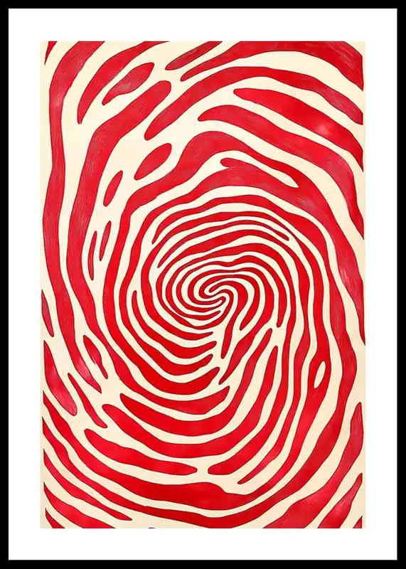 Red Vortex Poster Markenware