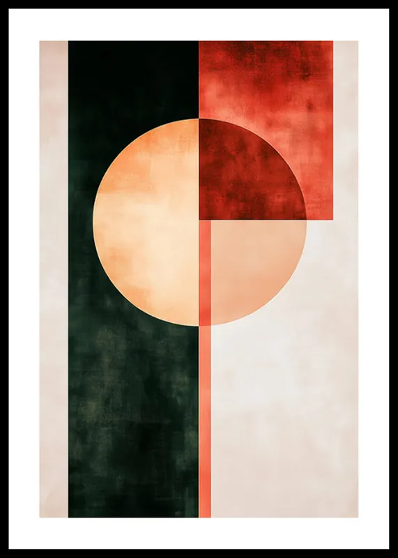 Meistverkauft Golden Intersection Poster