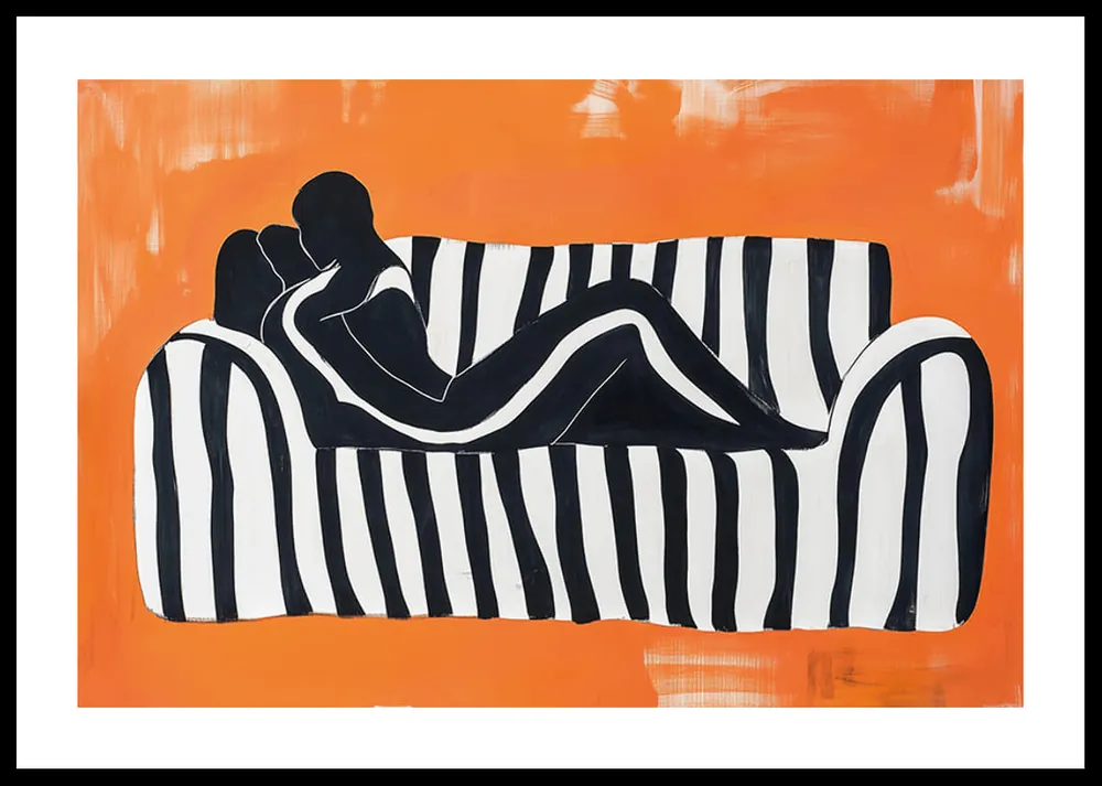 Kracherpreis Couch Contours Poster