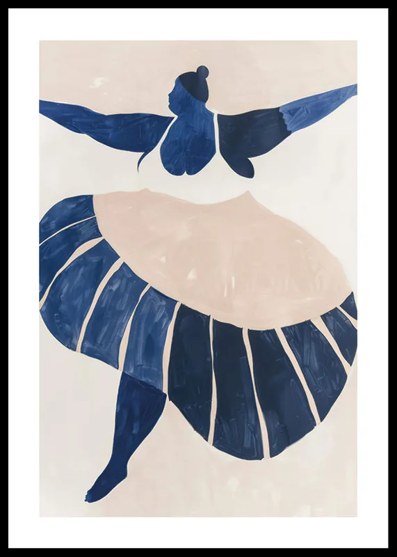 Neue Ware Ebony Ballet Poster