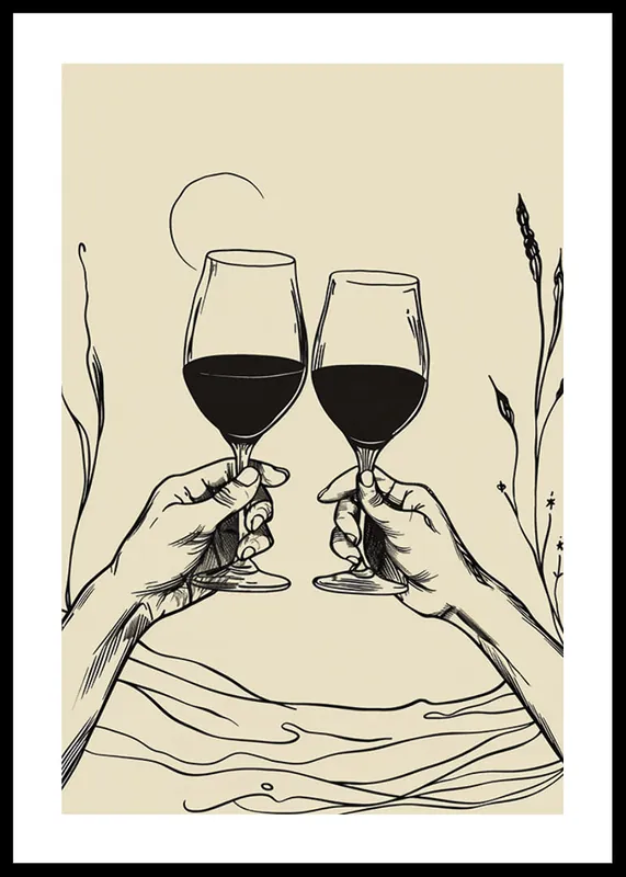 Top-Preis Cheers To Elegance Poster
