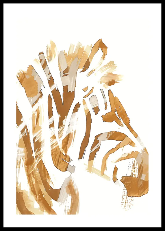 Golden Equine Poster Online Kaufen