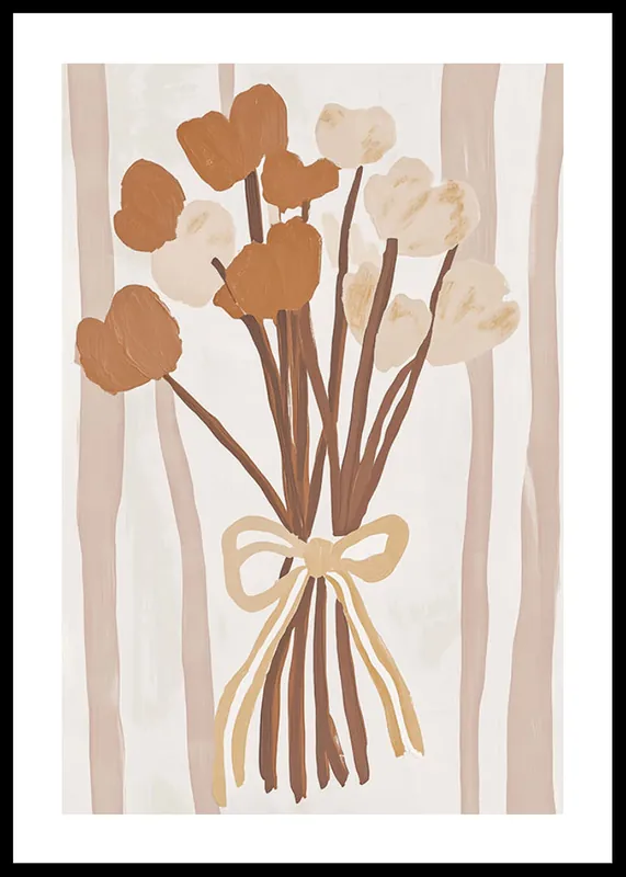 Günstig Earthy Blossom Poster