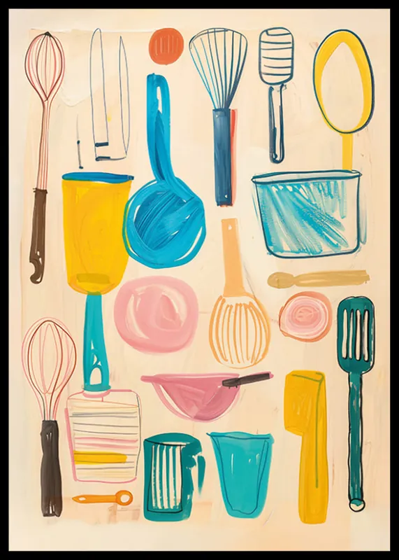 Wochenendangebot Kitchen Whimsy Poster
