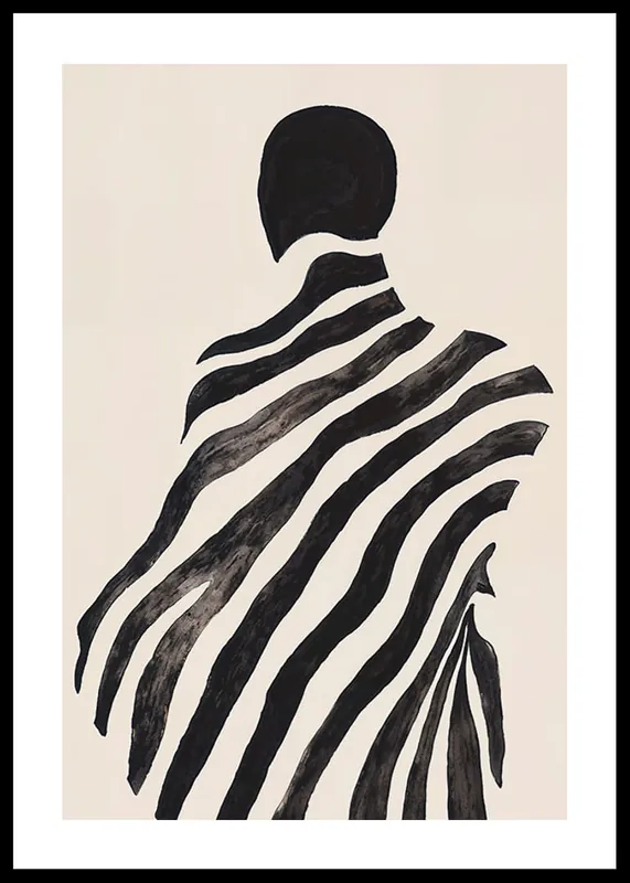 Bestseller Ebony Waves Poster