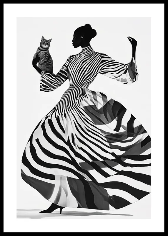 Knallerangebot Feline Ballet Poster
