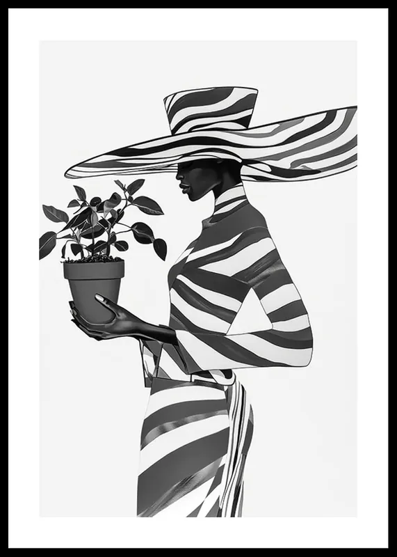 Chic Contrast Poster Top-Angebot