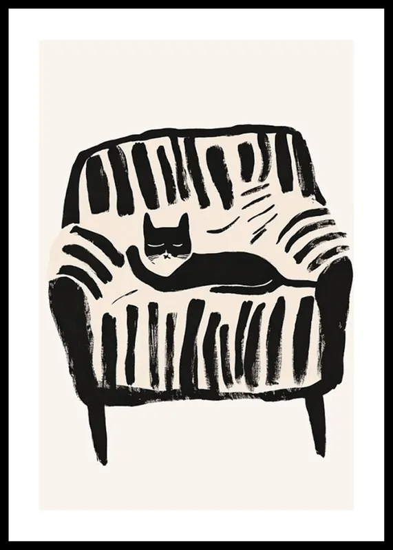 Sonderangebot Whiskered Whimsy Poster