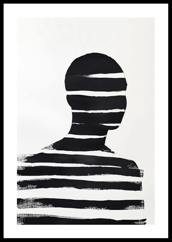 The Striped Silence Poster Sofort Bestellen