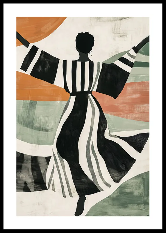 Gratis Versand Rhythmic Elegance Poster