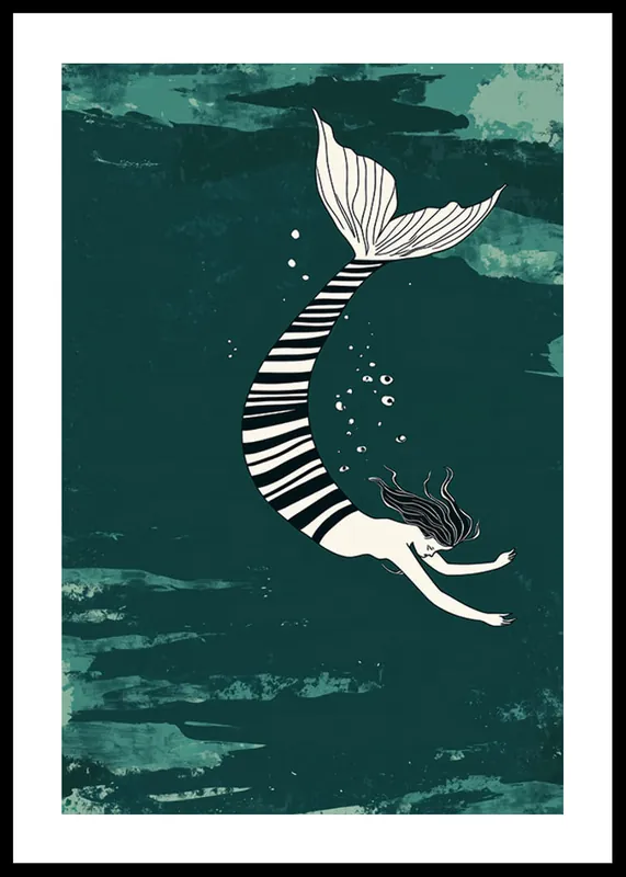 Mystic Mermaid Poster Heißes Angebot