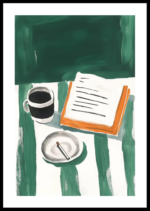 Coffee Break Canvas Poster Direktkauf