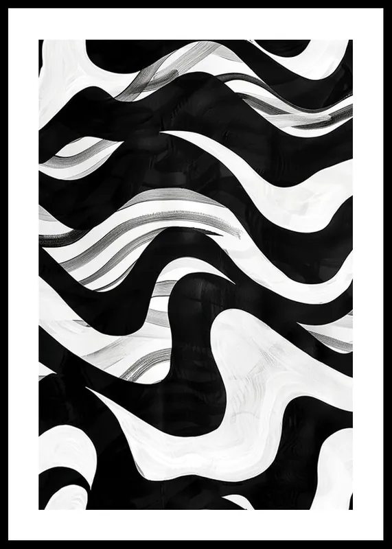 Monochrome Flow Poster Markenware
