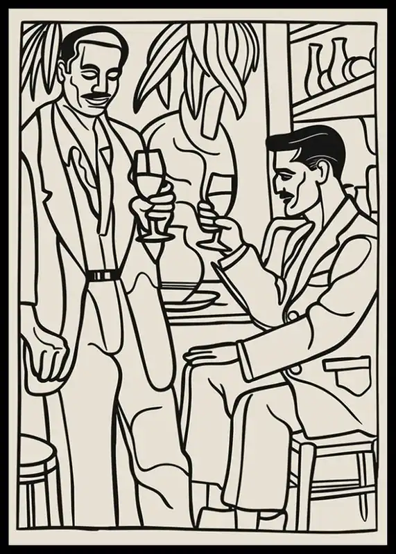 Sonderaktion Gentlemen Gathered Poster