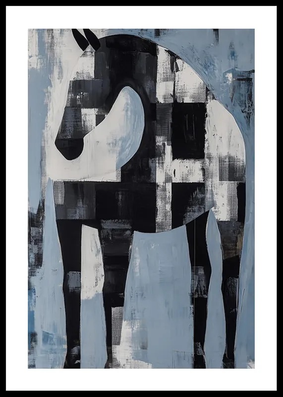 Angebot Monochrome Majesty Horse Poster