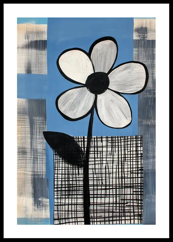 Geometric Bloom Poster Geprüft