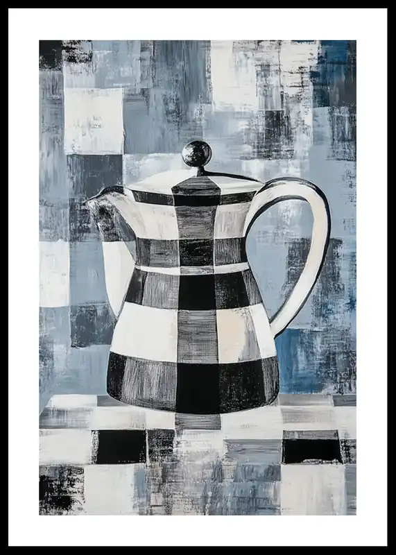 Geometric Pour Poster Gratis Versand