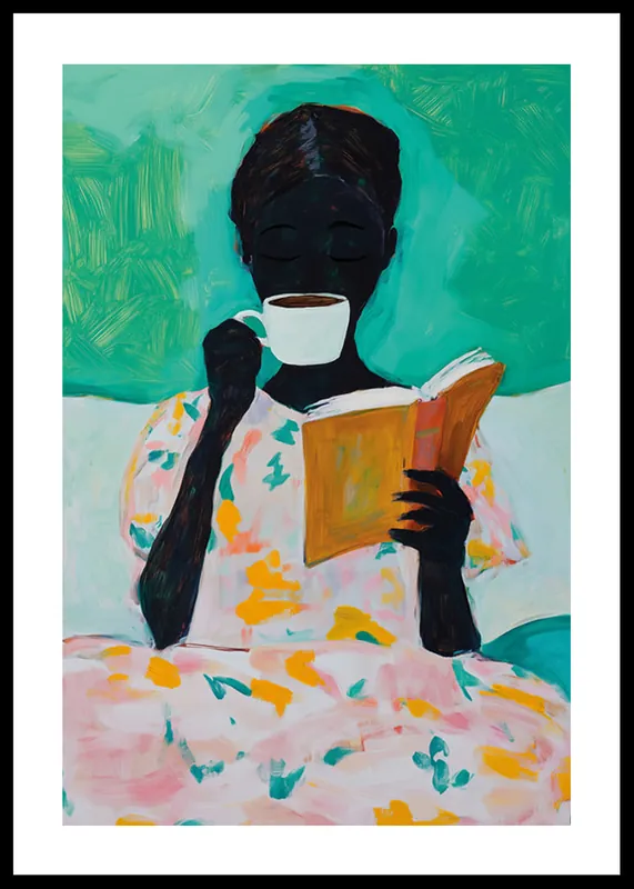 Neuheit Gentle Sips And Pages Poster