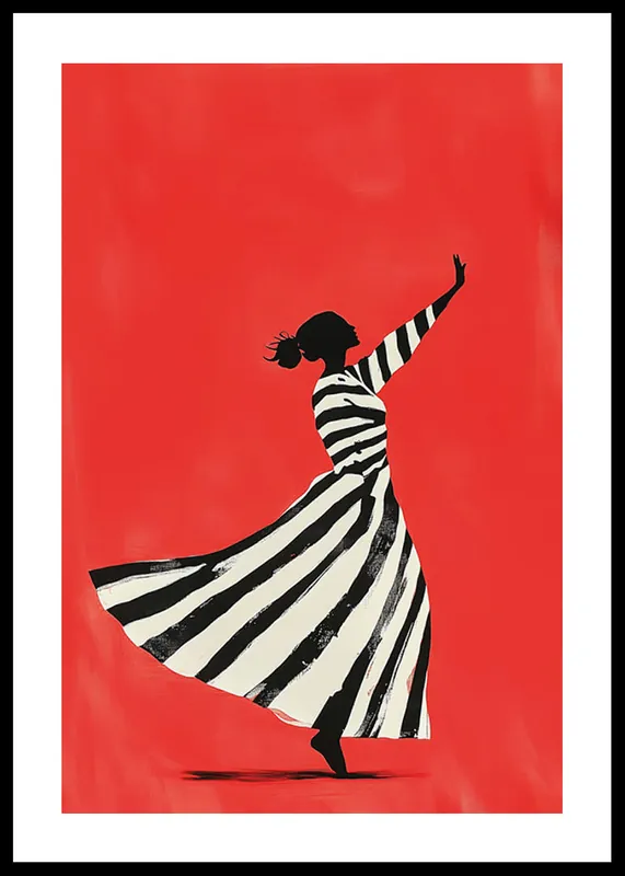 Dance Of Contrast Poster Versand Am Gleichen Tag