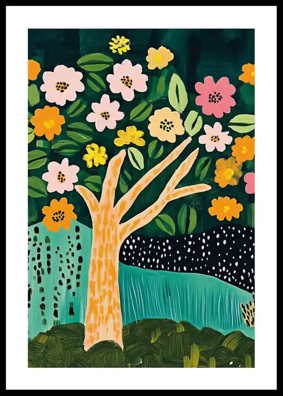 Günstig Flourish In Color Poster