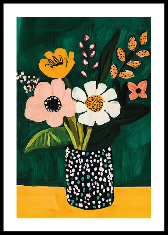 Floral Serenity Poster Nur Heute