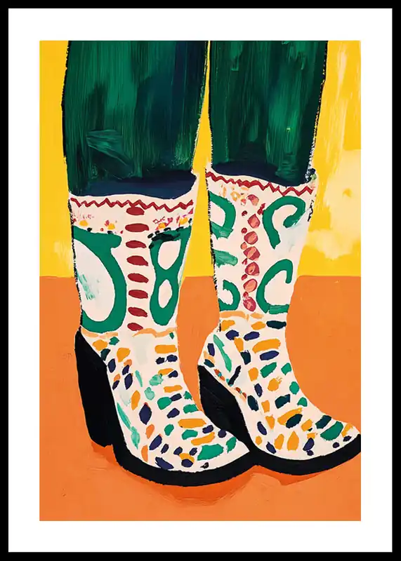 Neuheit Kaleidoscope Kicks Poster
