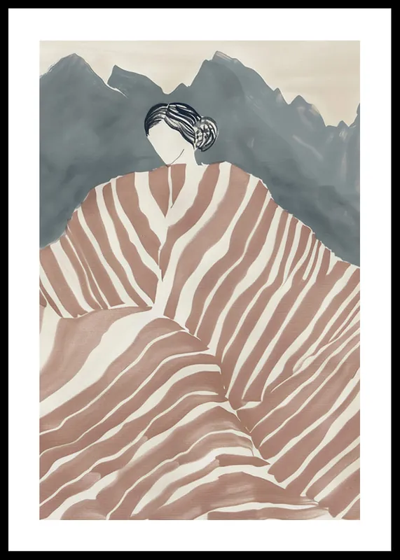 Sichere Zahlung Mountain Veil Poster