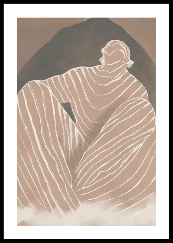 Günstig Contemplative Lines Poster